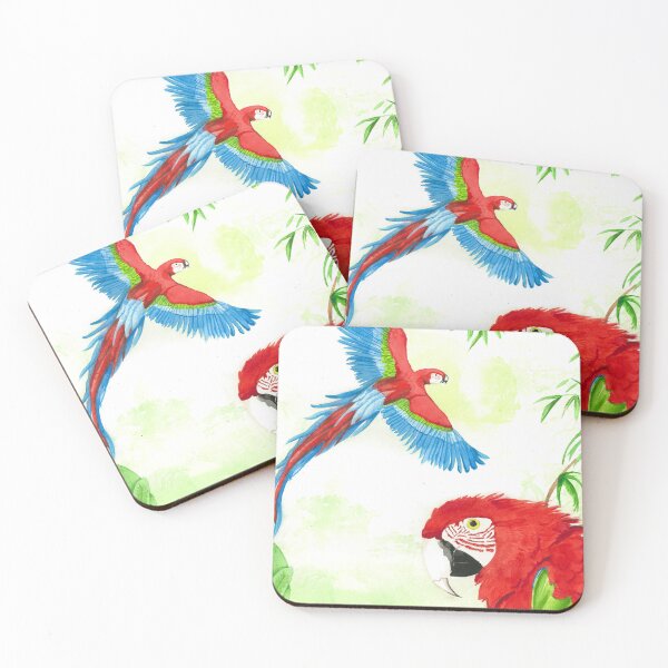 Item preview, Red Macaws designed and sold by twistidd.