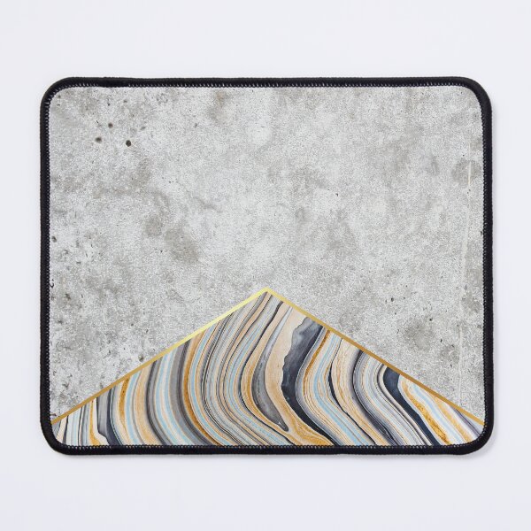 Item preview, Geometric Concrete Arrow Design - Blue Marble #177 designed and sold by Natural Collective.