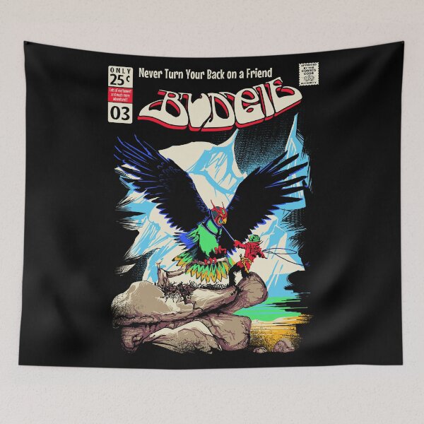 Item preview, Budgie Band, Comic Cover style, Never Turn Back on a Friend designed and sold by RafaelLima7.