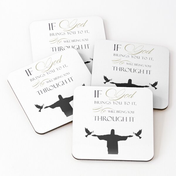 Item preview, If God brings you to  it , He will bring you through it designed and sold by KokoDesigns145.