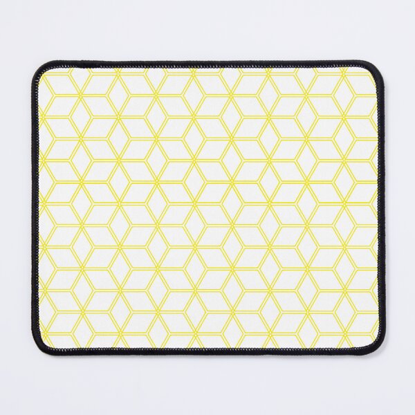 Item preview, Geometric Hive Mind Pattern - Yellow #193 designed and sold by Natural Collective.