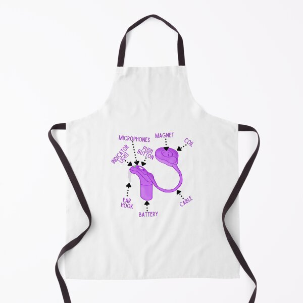 Item preview, Purple Cochlear Implant Parts and Pieces  designed and sold by Hear4theEars.