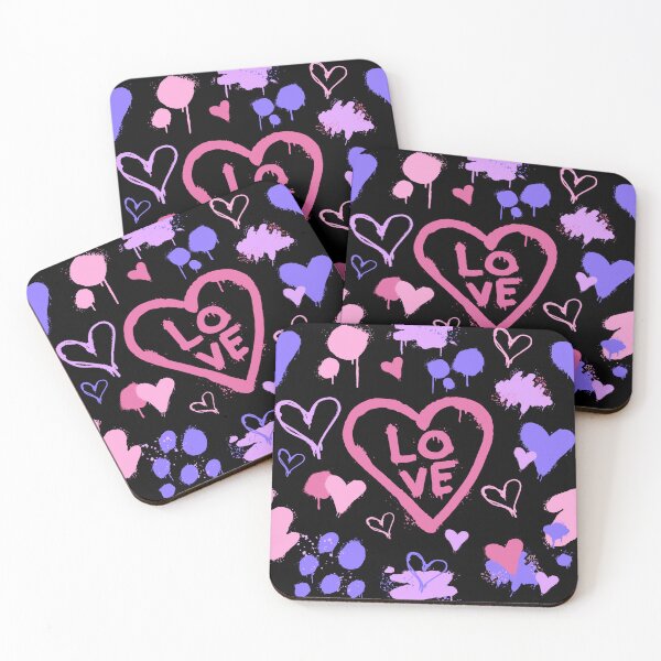 Item preview, Valentine's Day Grunge Love Heart Graffiti designed and sold by Krysanthe.