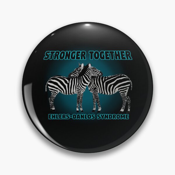 Item preview, Ehlers-Danlos Zebra - Stronger Together  designed and sold by EmyBeeDesigns.