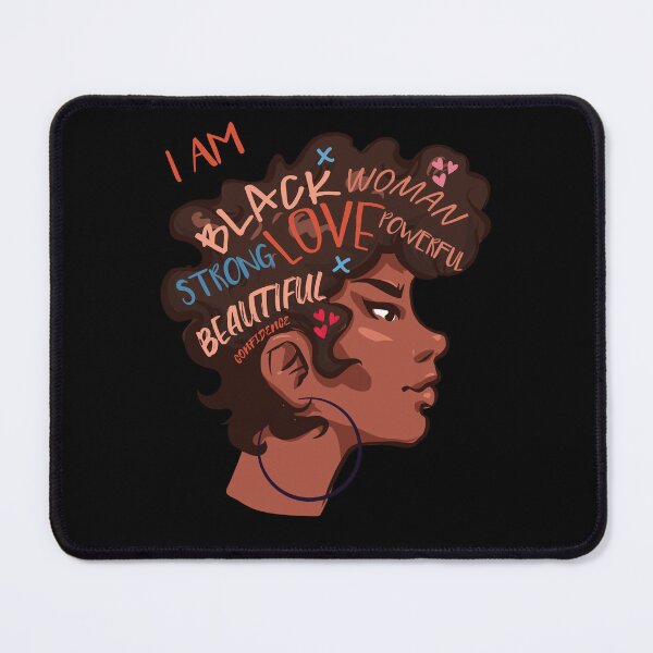 Item preview, I am Black woman strong love powerful beautiful confidence designed and sold by Wooden-rack.
