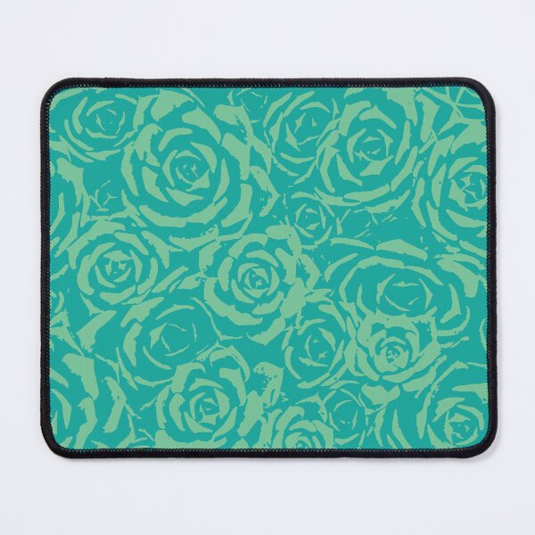Item preview, Succulent Stamp - Teal & Green #682 designed and sold by Natural Collective.