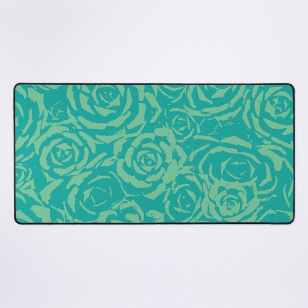 Item preview, Succulent Stamp - Teal & Green #682 designed and sold by Natural Collective.