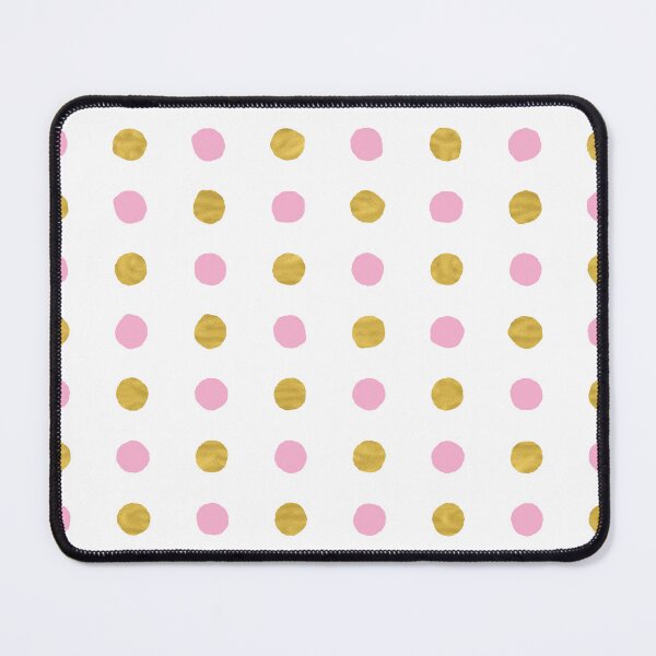 Item preview, Circular Dalmatian Spots - Pink & Gold Foil #230 designed and sold by Natural Collective.