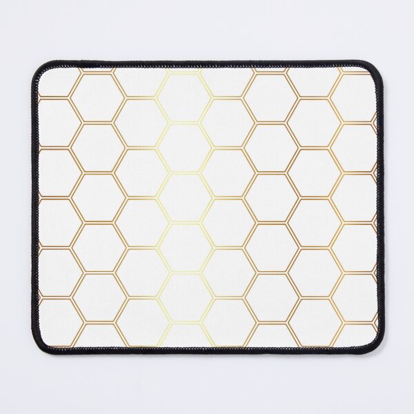 Item preview, Geometric Honeycomb Pattern - Gold #170 designed and sold by Natural Collective.