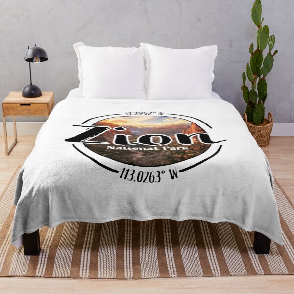 Item preview, Zion Design with Latitude and Longitude designed and sold by Redneck Designs.