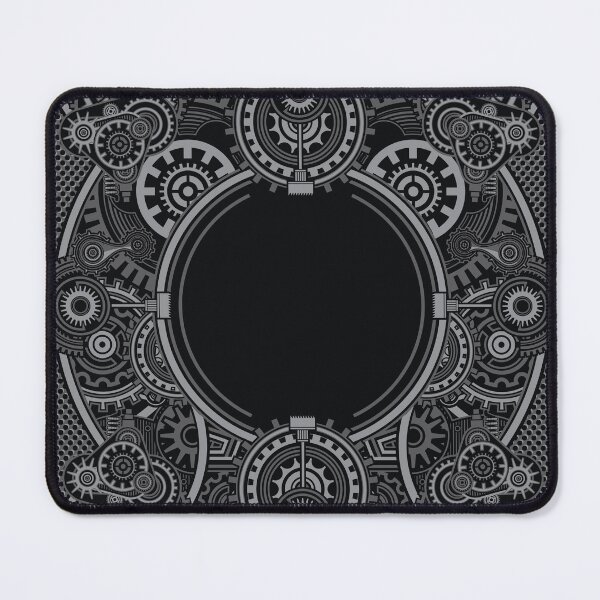 Item preview, Mechanism ornament pattern black artwork. Gears art designed and sold by Olga Chetverikova.