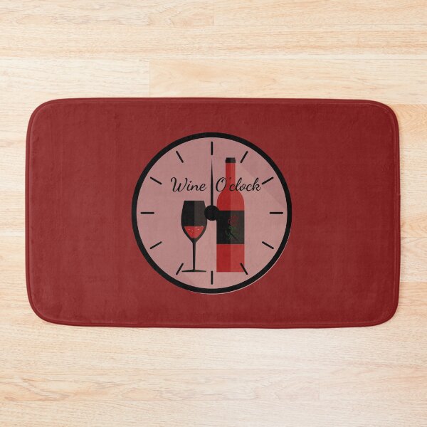 Item preview, Rosé O' Clock (red, black, mauve) designed and sold by sessiet.