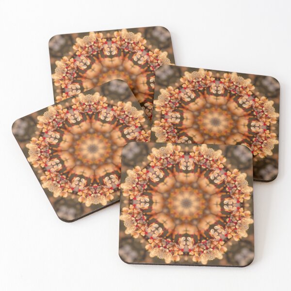 Item preview, Brown and orange abstract pattern ornament Seamless Spring  designed and sold by Olga Chetverikova.