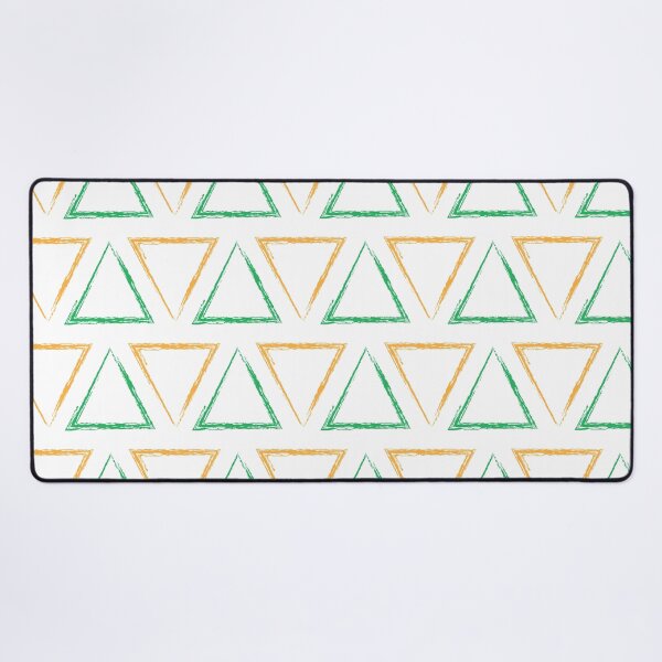 Item preview, Triangular Peaks Pattern - Orange & Green #791 designed and sold by Natural Collective.