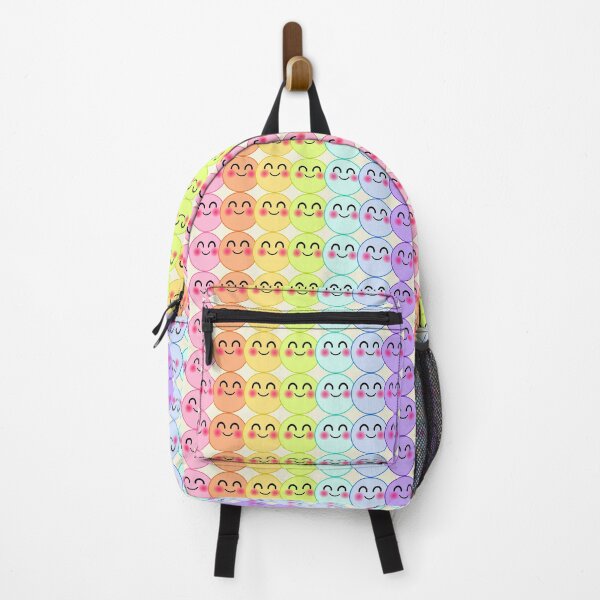 Item preview, Smiling Blushing Emoji Watercolor Rainbow designed and sold by mixMixtli.