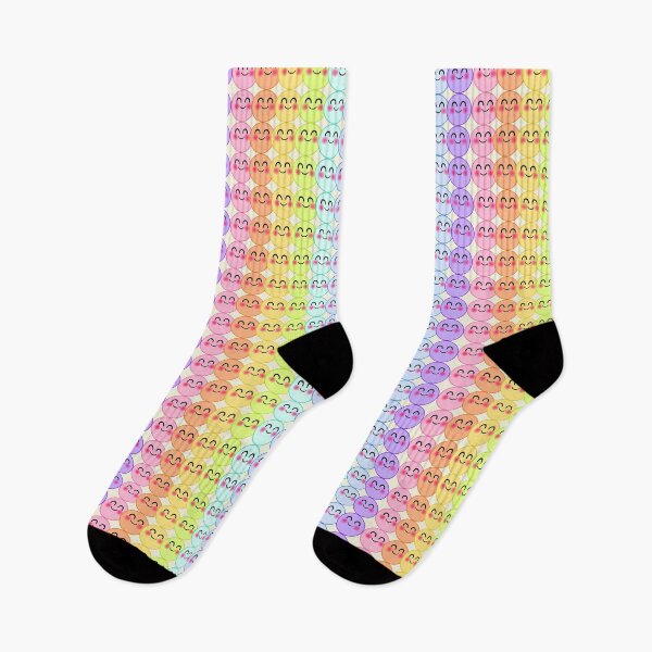 Item preview, Smiling Blushing Emoji Watercolor Rainbow designed and sold by mixMixtli.