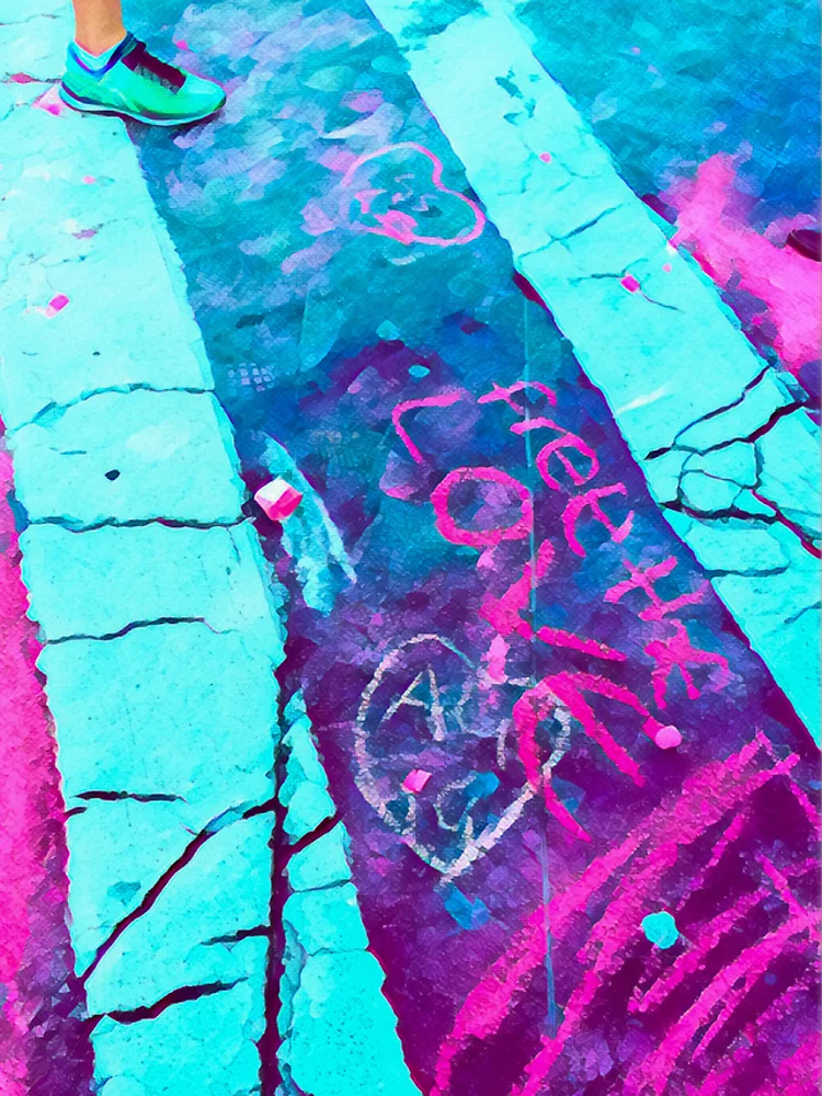 Thumbnail 4 of 4, iPhone Case, Walk the Chalk designed and sold by RandaRubyRed.