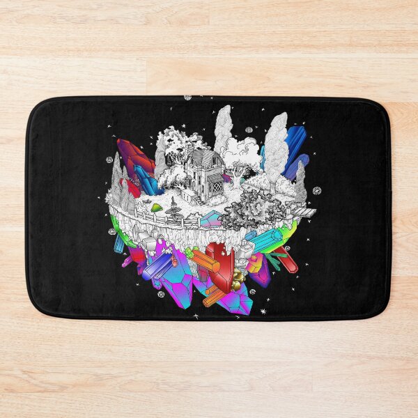 Item preview, Crystal House Sky Island fantasy space sci-fi landscape designed and sold by WyldTrees.