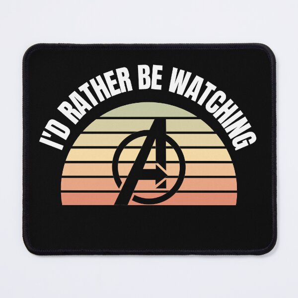 Item preview, Id rather be watching In White designed and sold by AmeliaIsabel.