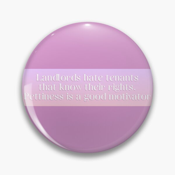 Item preview, Landlords Hate Tenants That Know Their Rights designed and sold by Picket Club.