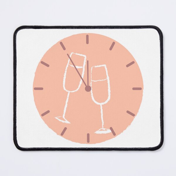 Item preview, Wine O' Clock (white glass - no text) designed and sold by sessiet.
