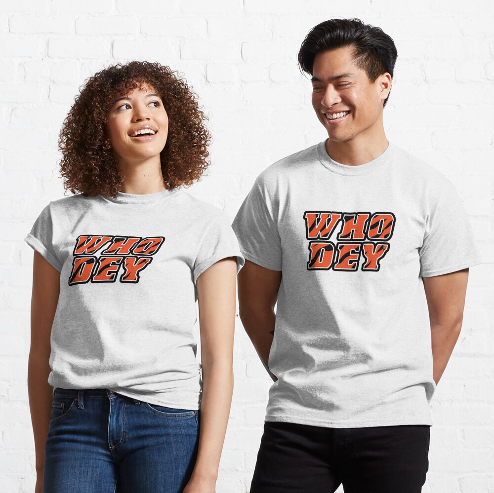 THE WHO DEY SHOW CINCINNATI BENGALS VS NEW YORK JETS T-SHIRT - Kaiteez