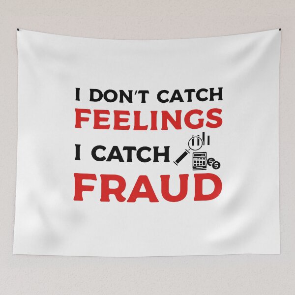Item preview, Don't catch feelings catch fraud Gift T-shirt for Valentines Day, Valentine's Day Present, Funny CPA Jokes, Accounting Memes Mugs designed and sold by Eddyed.