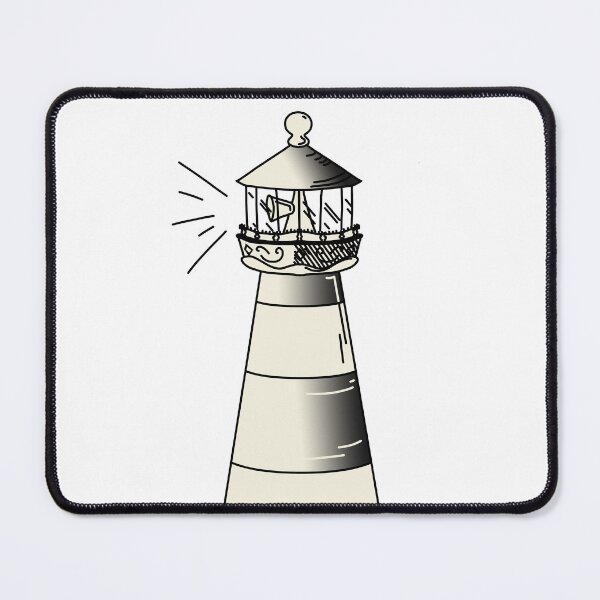Item preview, Lighthouse Traditional Pirate Tattoo designed and sold by Beano Supremo.