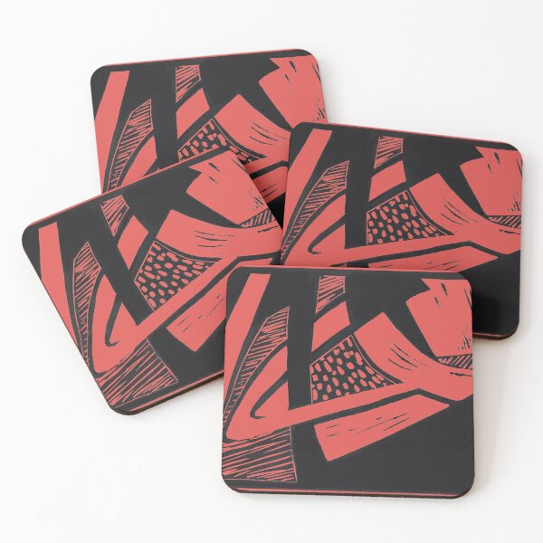 Item preview, Zenith/ Vermillion Abstract designed and sold by Karen Eutemey.
