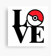 LOVE POKÉMON Canvas Print