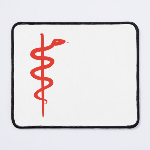 Item preview, Rod of Asclepius Red Silhouette designed and sold by Artsy-Chemist.