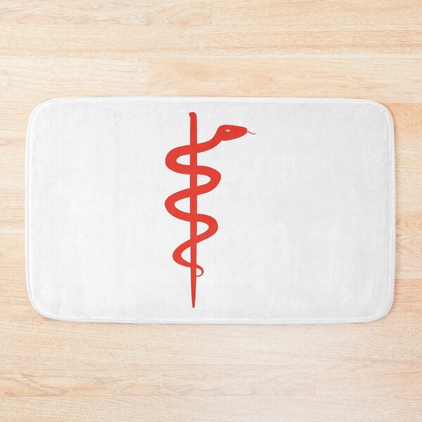 Item preview, Rod of Asclepius Red Silhouette designed and sold by Artsy-Chemist.