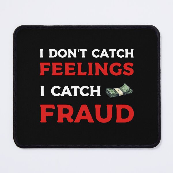 Item preview, Don't catch feelings catch fraud Gift T-shirt for Valentines Day, Valentine's Day Present, Funny CPA Jokes, Accounting Memes Mugs designed and sold by Eddyed.