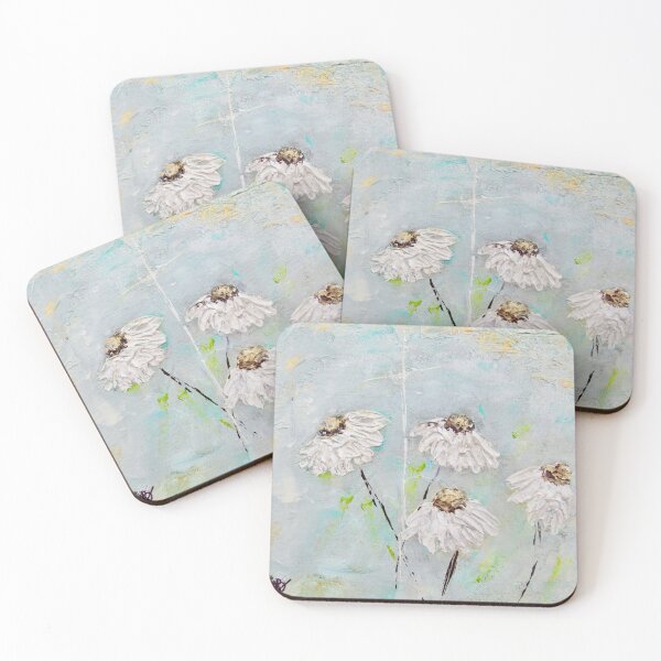Item preview, White Floral with Cross and Abstract Background designed and sold by praiseandpaint.