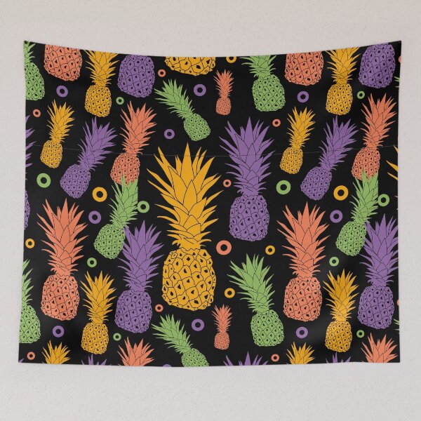 Item preview, Tropical Pineapple Fruit Pattern designed and sold by SidhuKeet1.