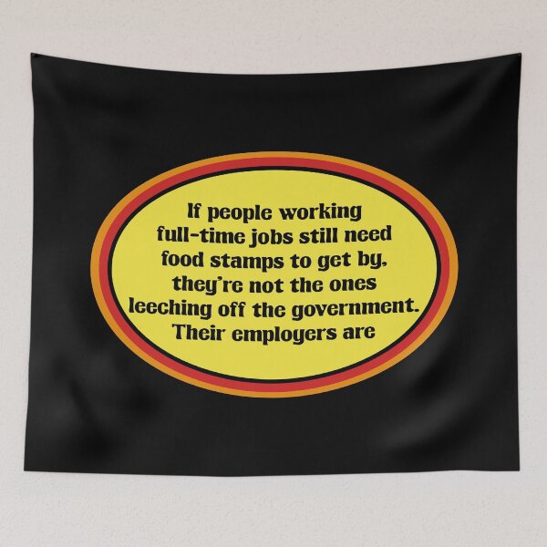 Item preview, Myth Of Welfare Queen - Food Stamps designed and sold by Picket Club.