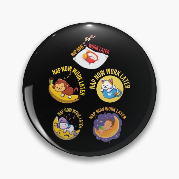 Item preview, Nap Now Work Later Funny Cup Coffee Cute Cat Monkey Unicorn Baby Moon Clock Pillow Illustrations Gift Cool Nap Lovers Quote designed and sold by pedrored369.