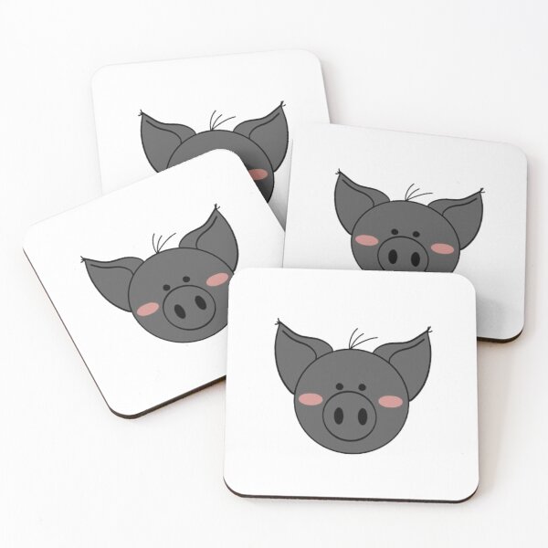 Item preview, Bean The Piggy Face designed and sold by ThePigPatch.