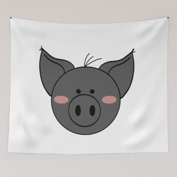 Item preview, Bean The Piggy Face designed and sold by ThePigPatch.