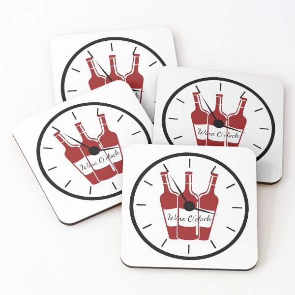 Item preview, Wine O' Clock (red bottles - white background) designed and sold by sessiet.
