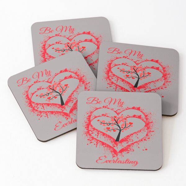 Item preview, Tree of hearts surrounded by 2 big red hearts. be my everlasting love. designed and sold by Victornewyork.