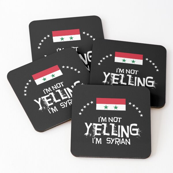 Item preview, Flag of Syria - I'm not yelling I'm Syrian     designed and sold by obedtheartist.