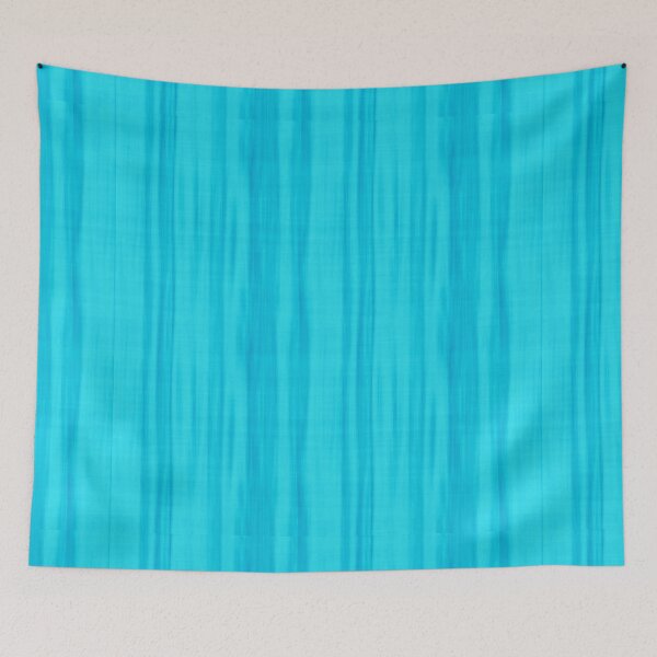 Item preview, Blue Teal Aqua Curtains Fabric Flowy Flowing Interior Design Pattern Retro Vintage  designed and sold by Shayna Westfall.