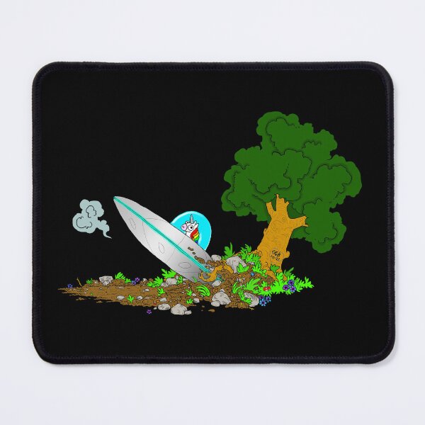 Item preview, Space Unicorn UFO crash designed and sold by WyldTrees.