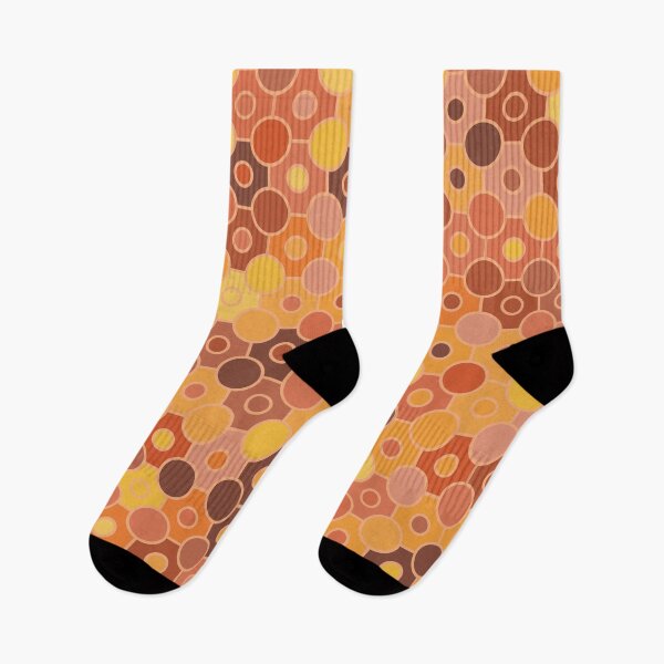 Item preview, Retro Circle and Square Shapes Pattern designed and sold by BesanoStyle.