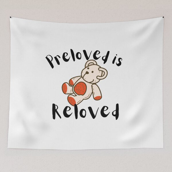 Item preview, Preloved Is Reloved Teddy Bear designed and sold by NerdCulture.