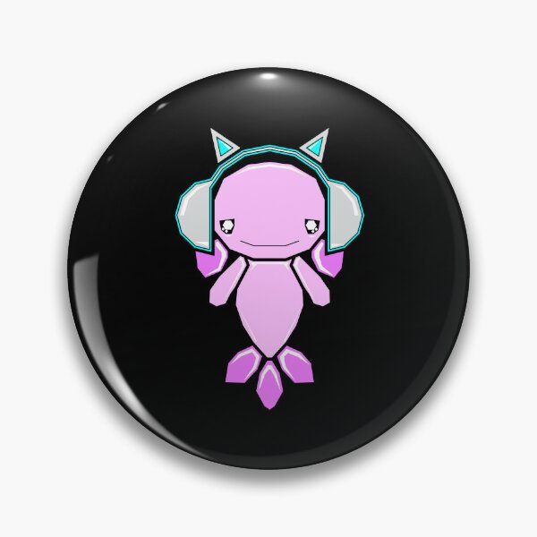 Item preview, AXOLOTL WITH CAT HEADPHONES designed and sold by the Zarock Shop.