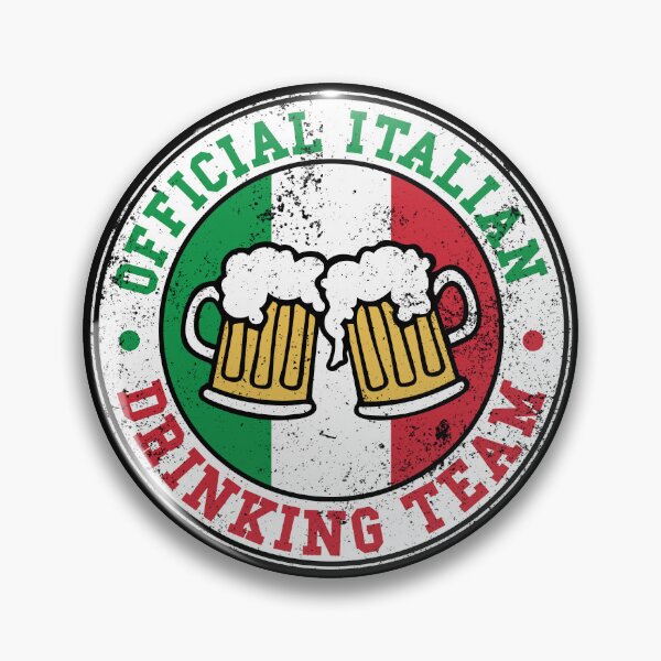 Item preview, Official Italian Drinking Team Funny Italy Drinking Team Gear designed and sold by DynamicDesign.