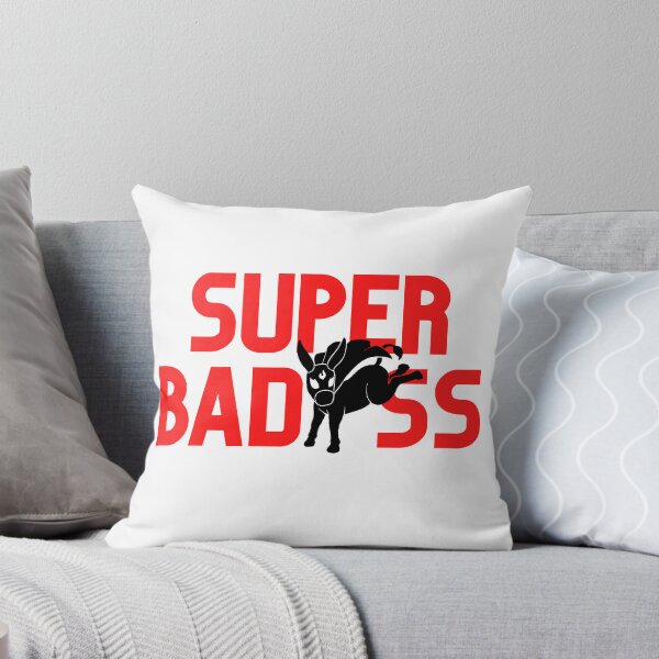 Item preview, SUPER BADASS Logo with Solid Red Lettering designed and sold by Bravebud.