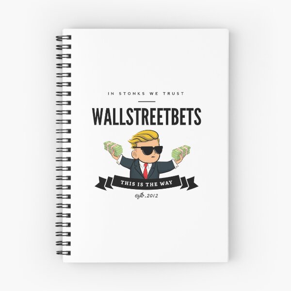 Item preview, WALLSTREETBETS - IN STONKS WE TRUST (Square Cut) designed and sold by DesignsByER.